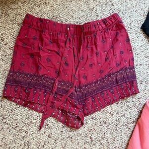 Womens Casual Bandana Shorts